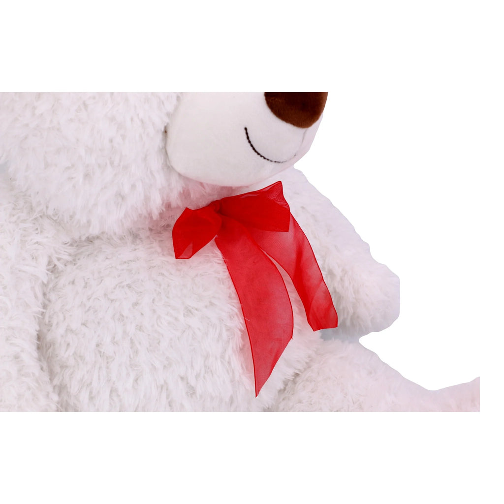 White 28 Inch Plush Teddy Bear Stuffed Animal P30282