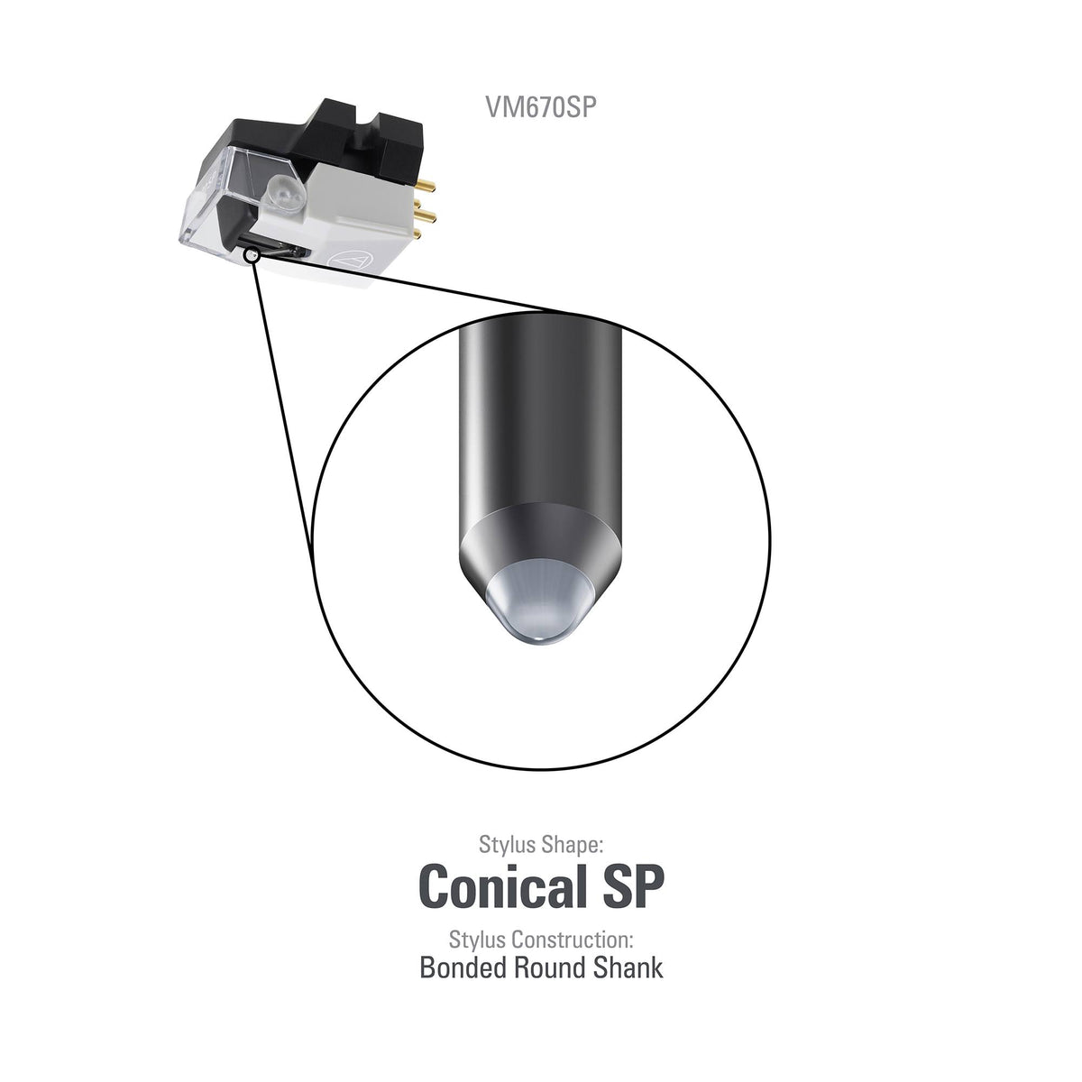 Phono Cartridge Stylus Y568