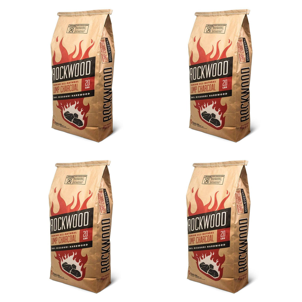 20 Pound All Natural Hardwood Lump Charcoal (4 Pack) Y841