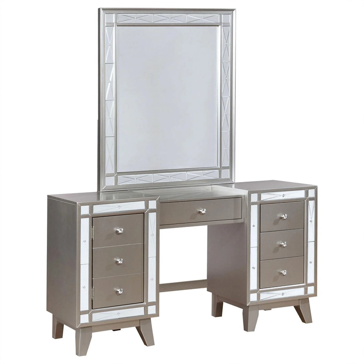 Contemporary Wood 3-piece Vanity Set X47103