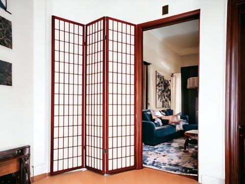 4 Panels 6ft High Japanese Style Room Divider S837