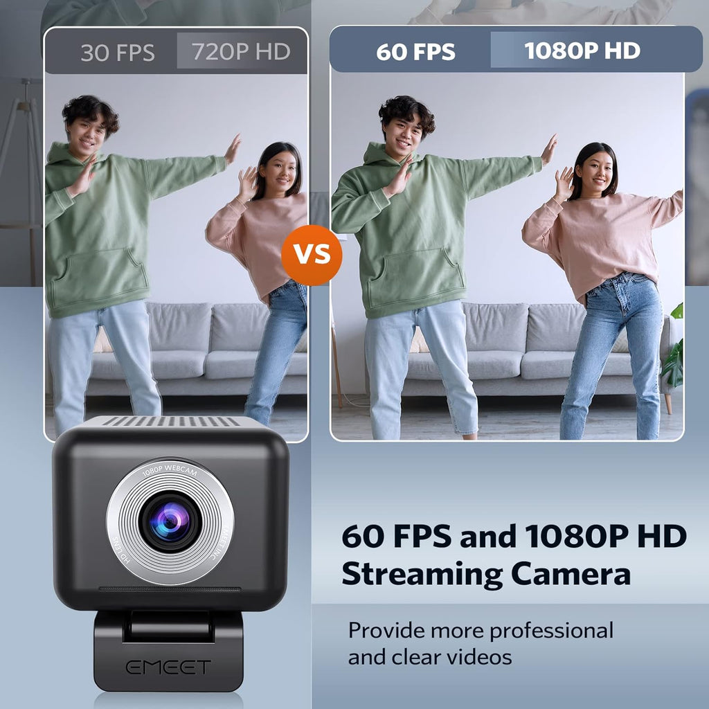 1080P 60FPS Webcam with Microphone and Speaker Y42405
