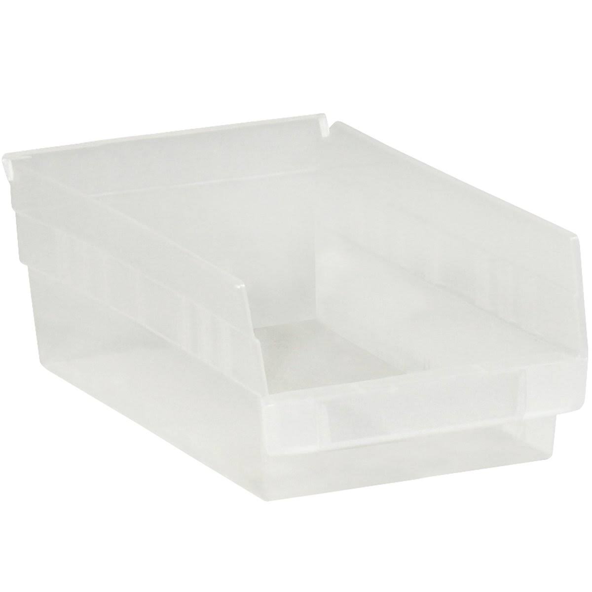 Clear Plastic Shelf Bins 20/Case K4972