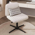 Armless Wide Seat Ergonomic Swivel Office Chair U925