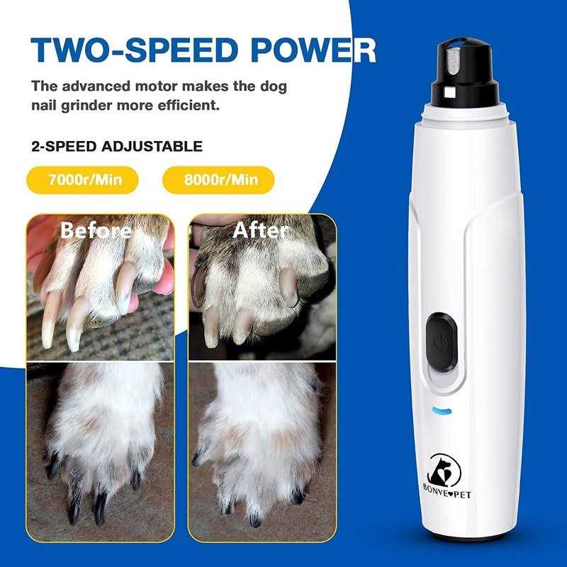 Dog Nail Grinder with 2 Grinding Wheels J6534