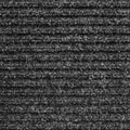 Charcoal Black Ribbed Indoor Outdoor Carpet with Rubber Backing 6 Feet X 15 Feet I62434