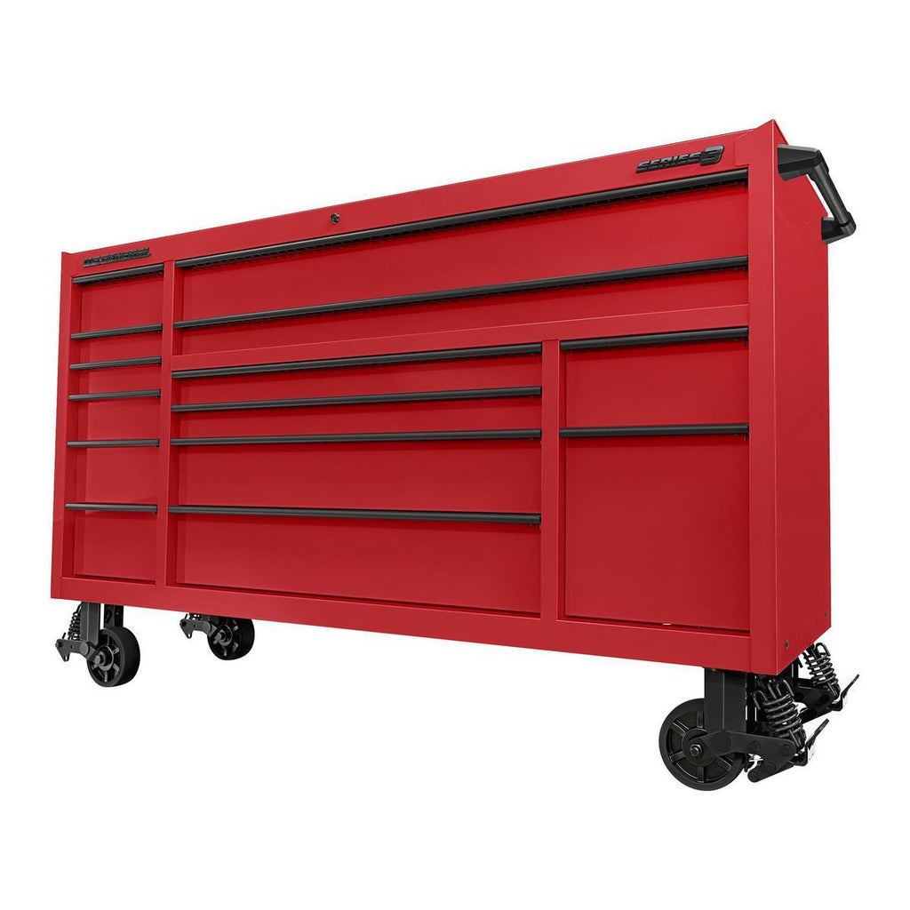 72 in. x 22 in. Slate Gray Triple-Bank Roll Cab W797