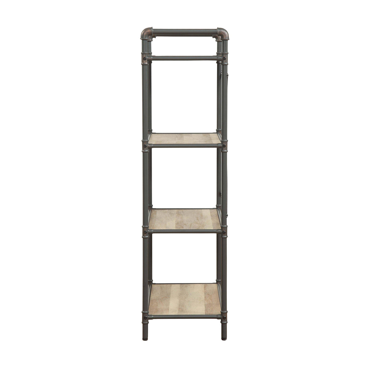 4 Shelf Bookcase, Sandy Gray/Oak I70874