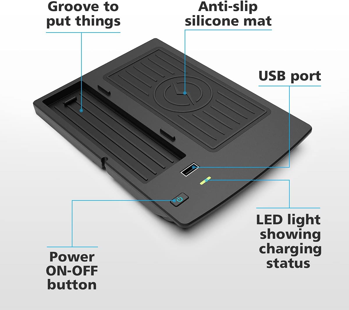 Car Wireless Phone Charger Pad Pack of 2 Q1548
