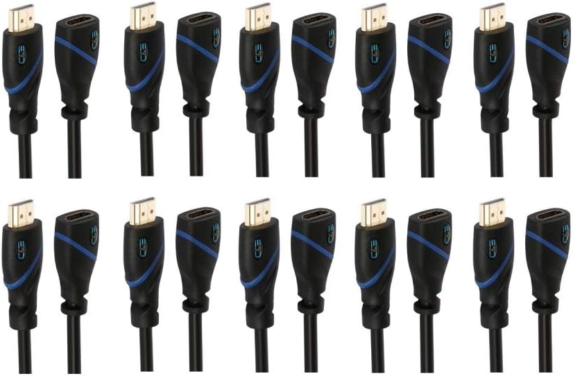 60ft High Speed HDMI Cable Male to Male with Ethernet Black Z901
