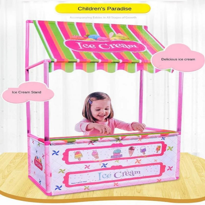 Colorful Ice Playhouse Tent Developmental Toys Pretend Game E2523