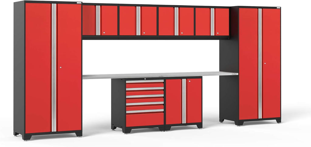 Gray 10 Piece Garage Cabinets U7524