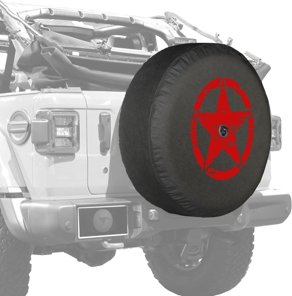 Soft JL Tire Cover for Jeep Wrangler with Back-up Camera, Pack of 2 M582091