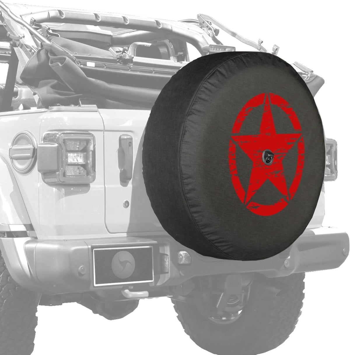 Soft JL Tire Cover for Jeep Wrangler with Back-up Camera, Pack of 2 M582091