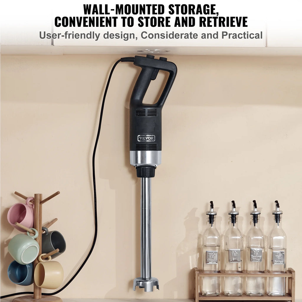 Commercial Immersion Blender Heavy Duty Hand Mixer 750W Variable Speed Q814880