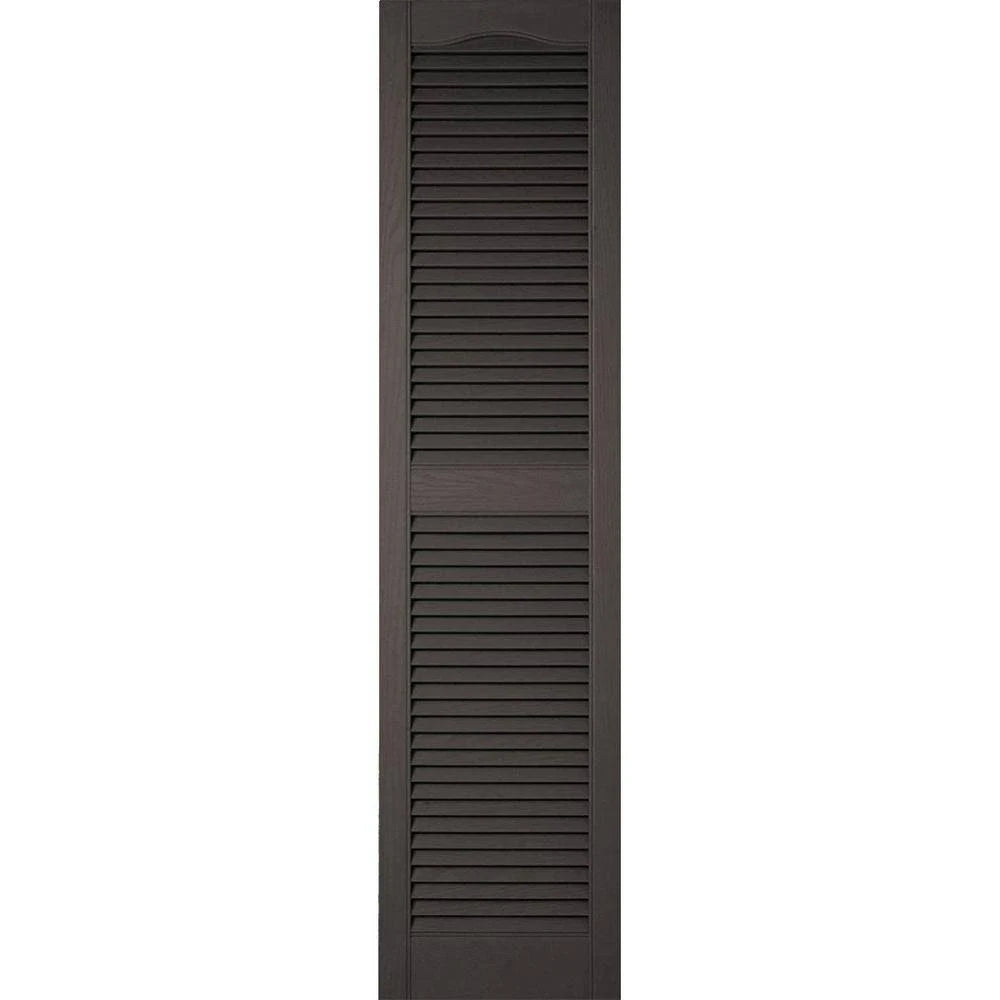 14 1/2x22W x 52x22H Vinyl Open Louver Shutters X2330
