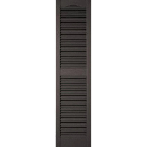 14 1/2x22W x 52x22H Vinyl Open Louver Shutters X2330