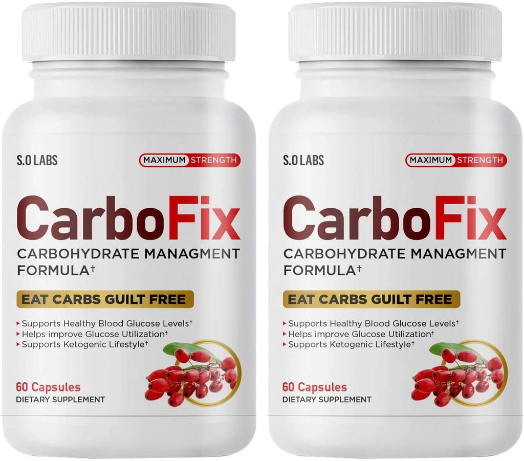 (2 Pack) Carbofix Pills Supplement (120 Capsules) S564