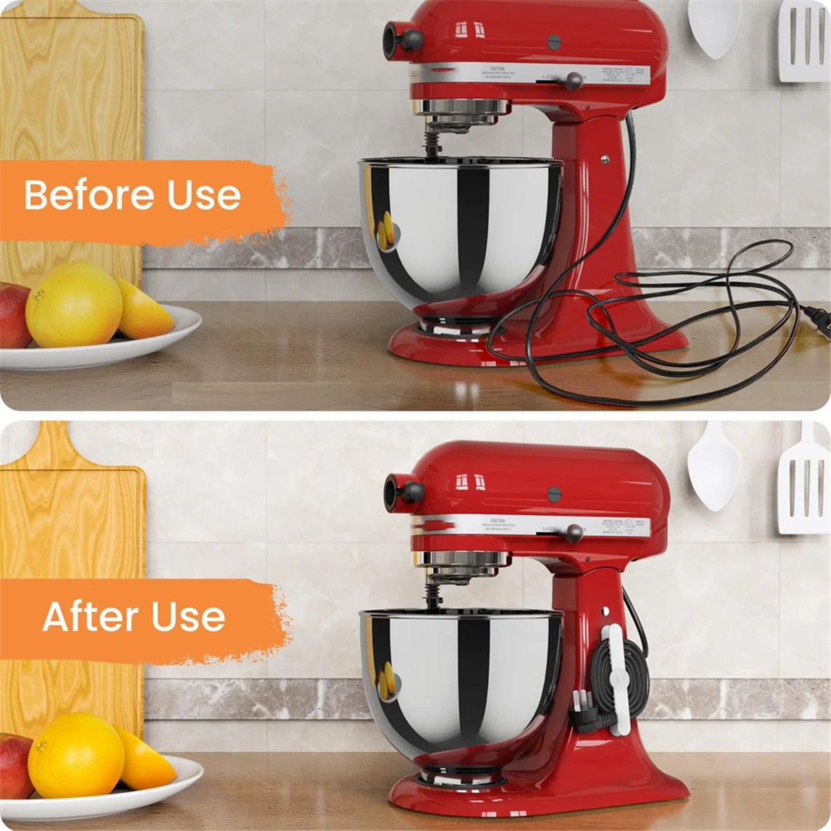 6 Pack Appliance Cord Organizer Stick on Y187