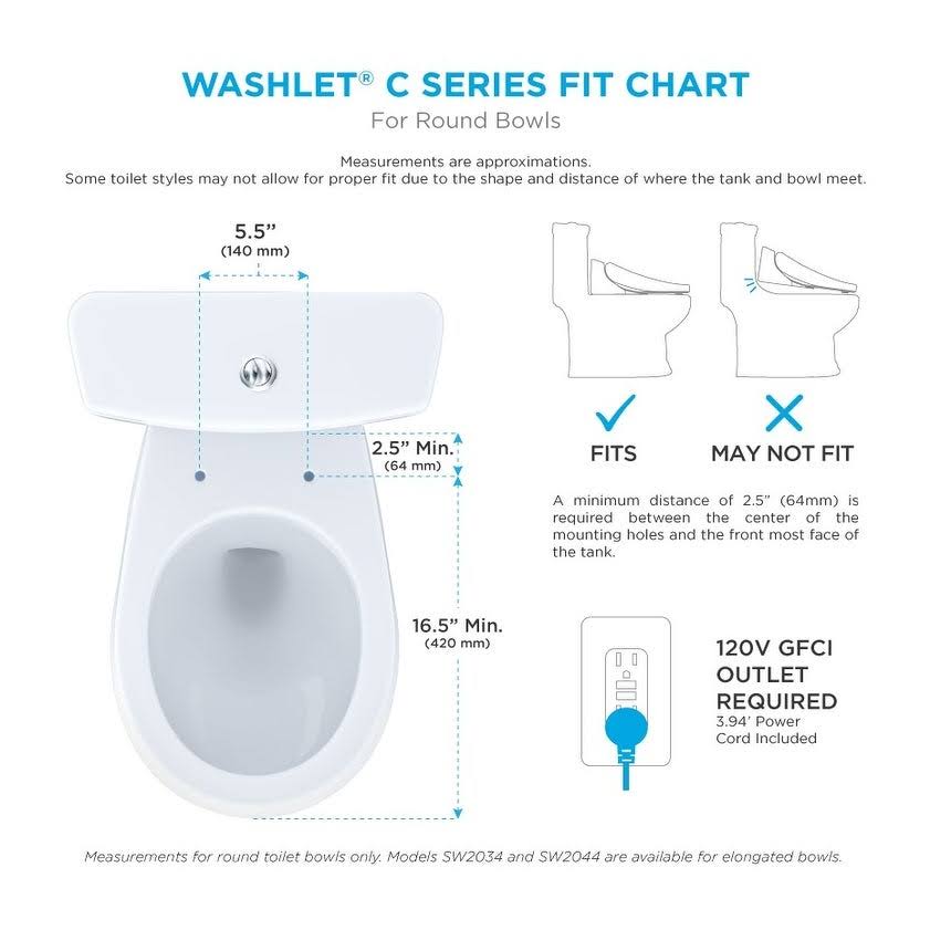Electronic Round Bidet Toilet Seat Y30220