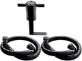 F150 Oil Catch Can Black Aluminum Fittings Braided Hose Kit Y372563