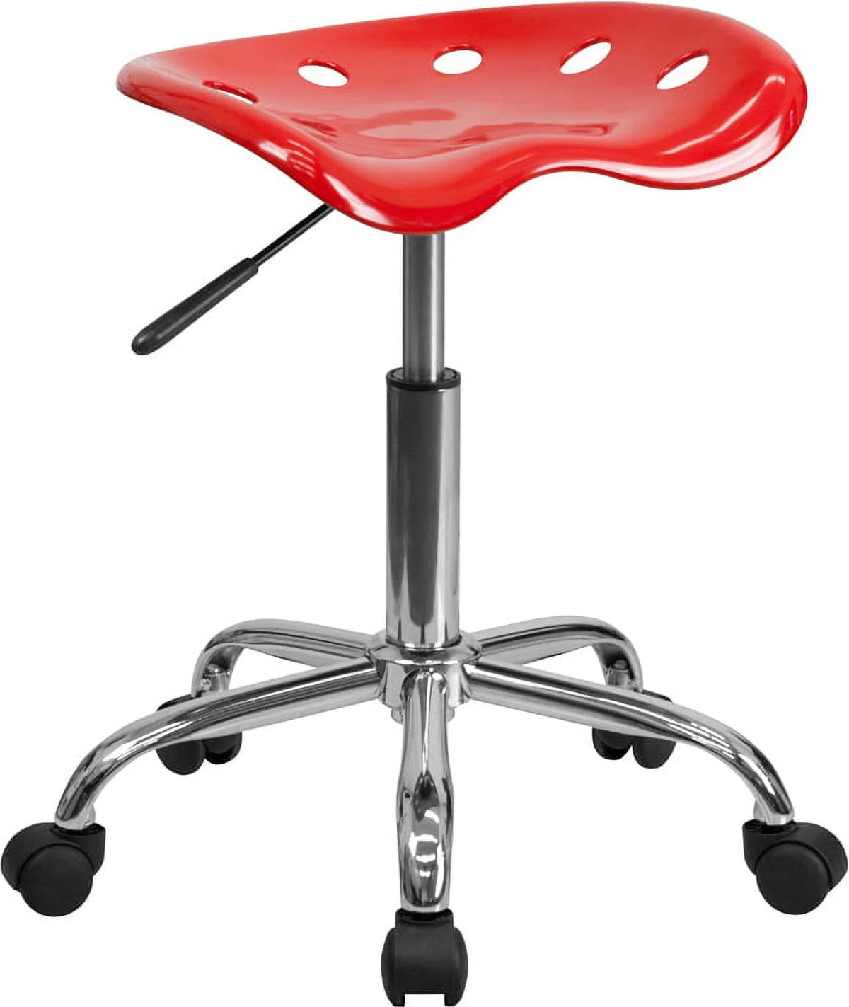 Red Plastic Stool N232