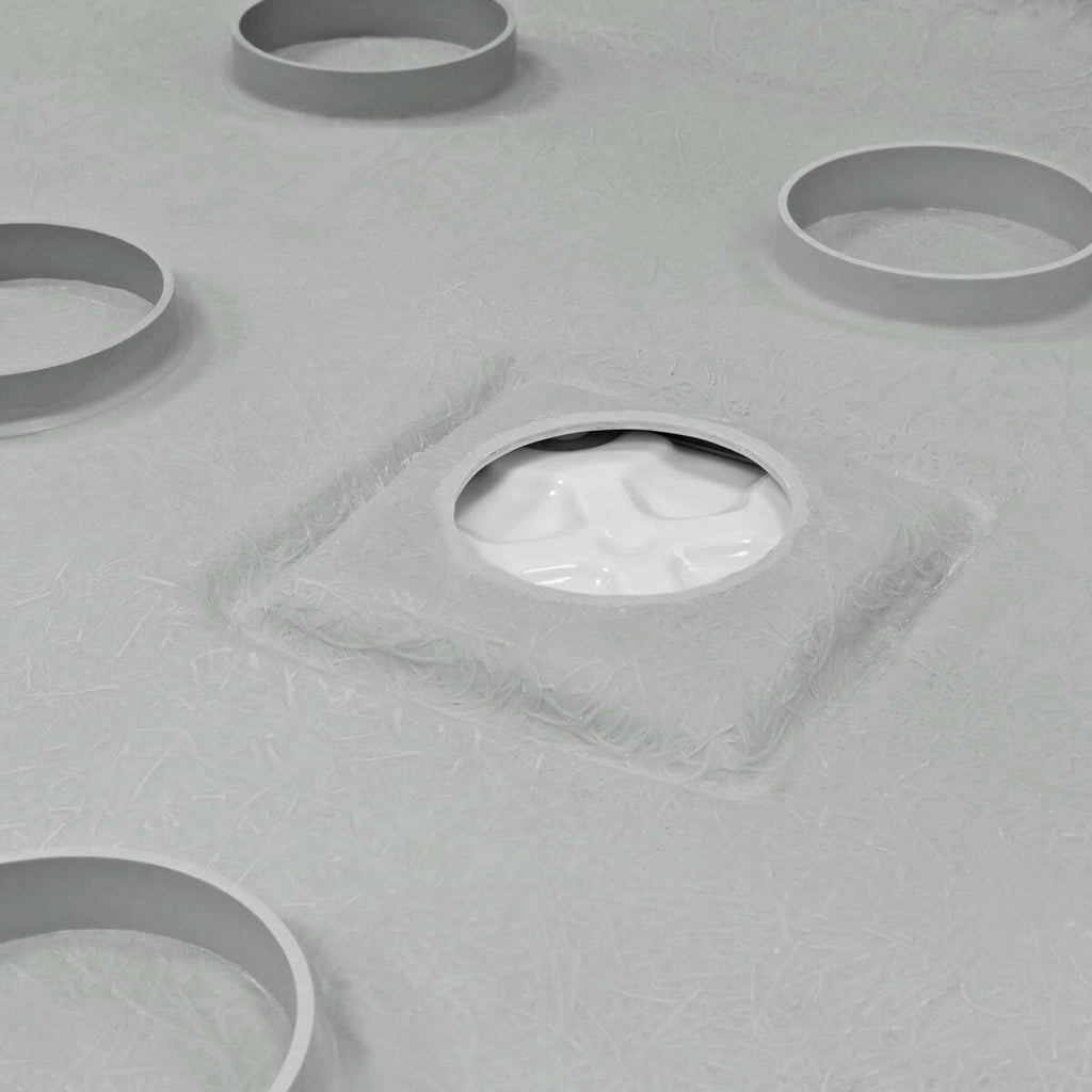 60 x 32 Right Double Threshold Shower Pan Base Wall Corner Left Drain K1291