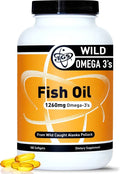 Omega 3 Fish Oil Supplement 1260mg EPA DHA 180 Capsules U346996