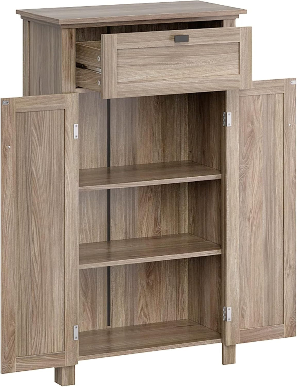 Light Woodgrain Floor Cabinet U9034