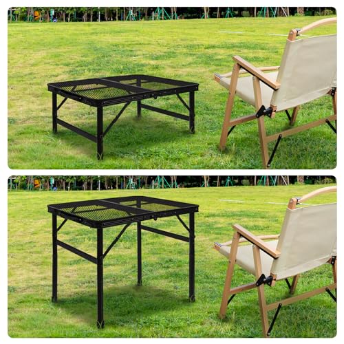 2.5 FT Mesh Metal Folding Picnic Table V74111