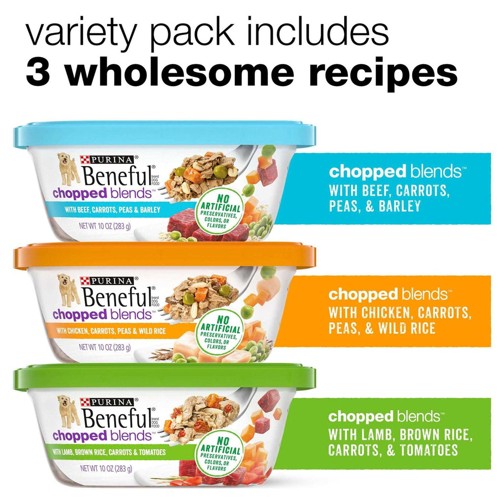 Chopped Blends Variety Pack Wet Dog Food Y6312