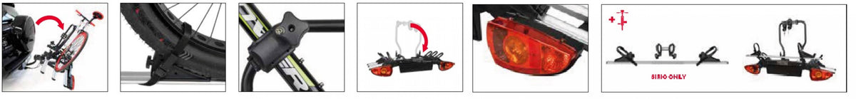 Black Towbar Bike Carrier L956164