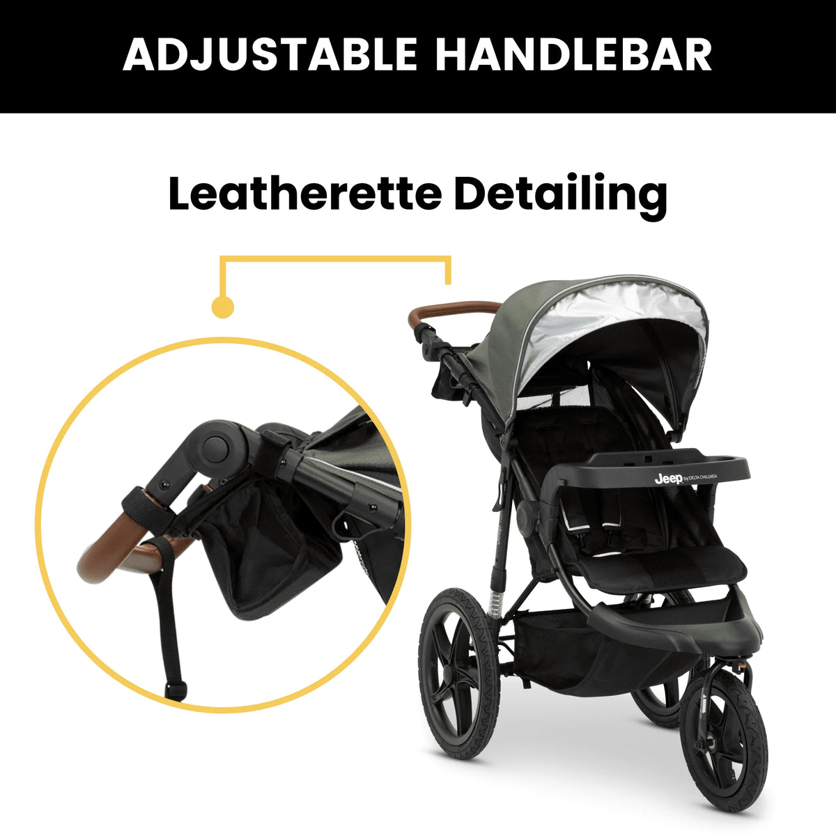Black Jogging Stroller W52000
