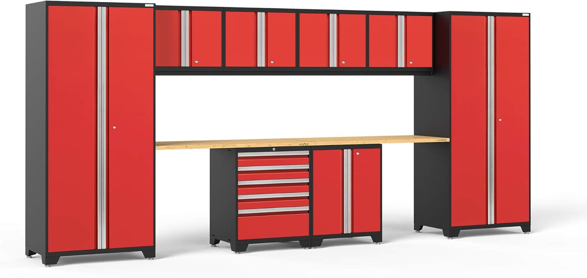 Gray 10 Piece Garage Cabinets U7524
