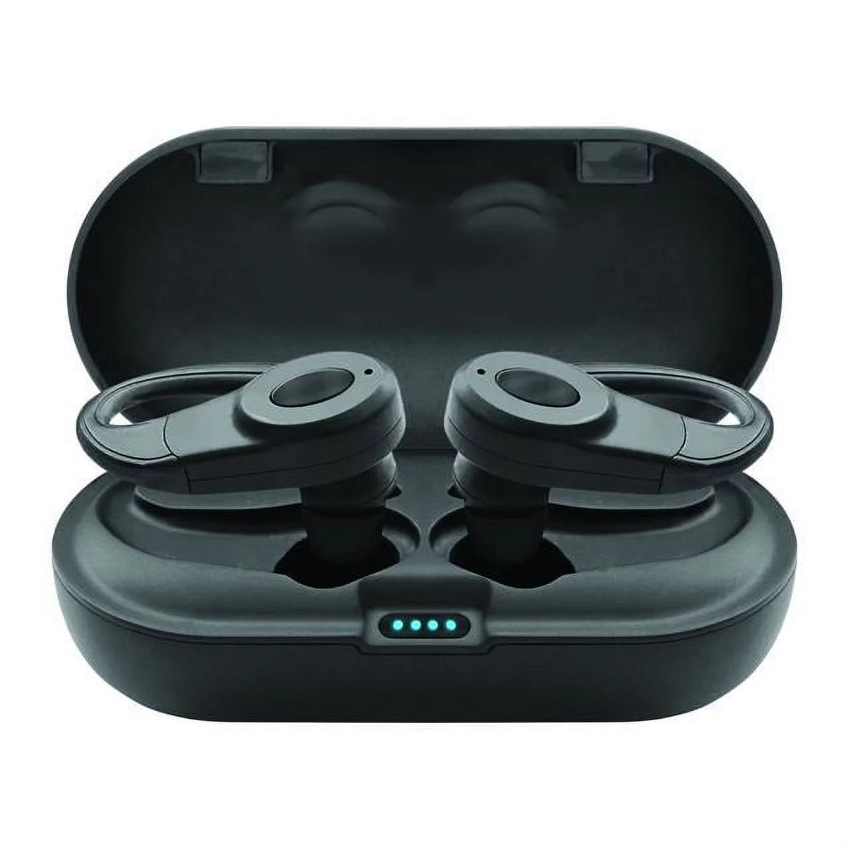 Black True Wireless Earbuds with Charging Case X57215