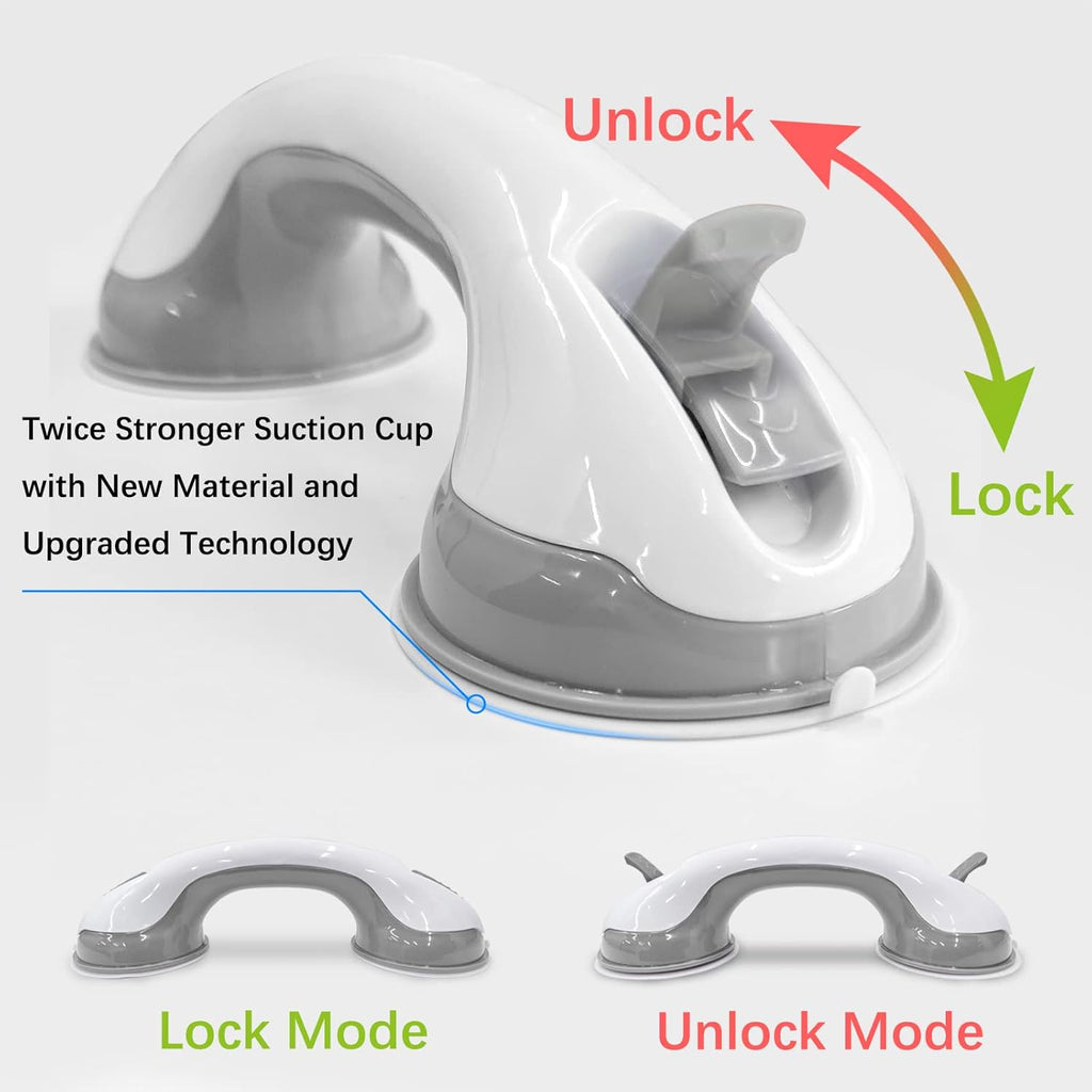12” 2-Grab Bars with Suction Cups O635
