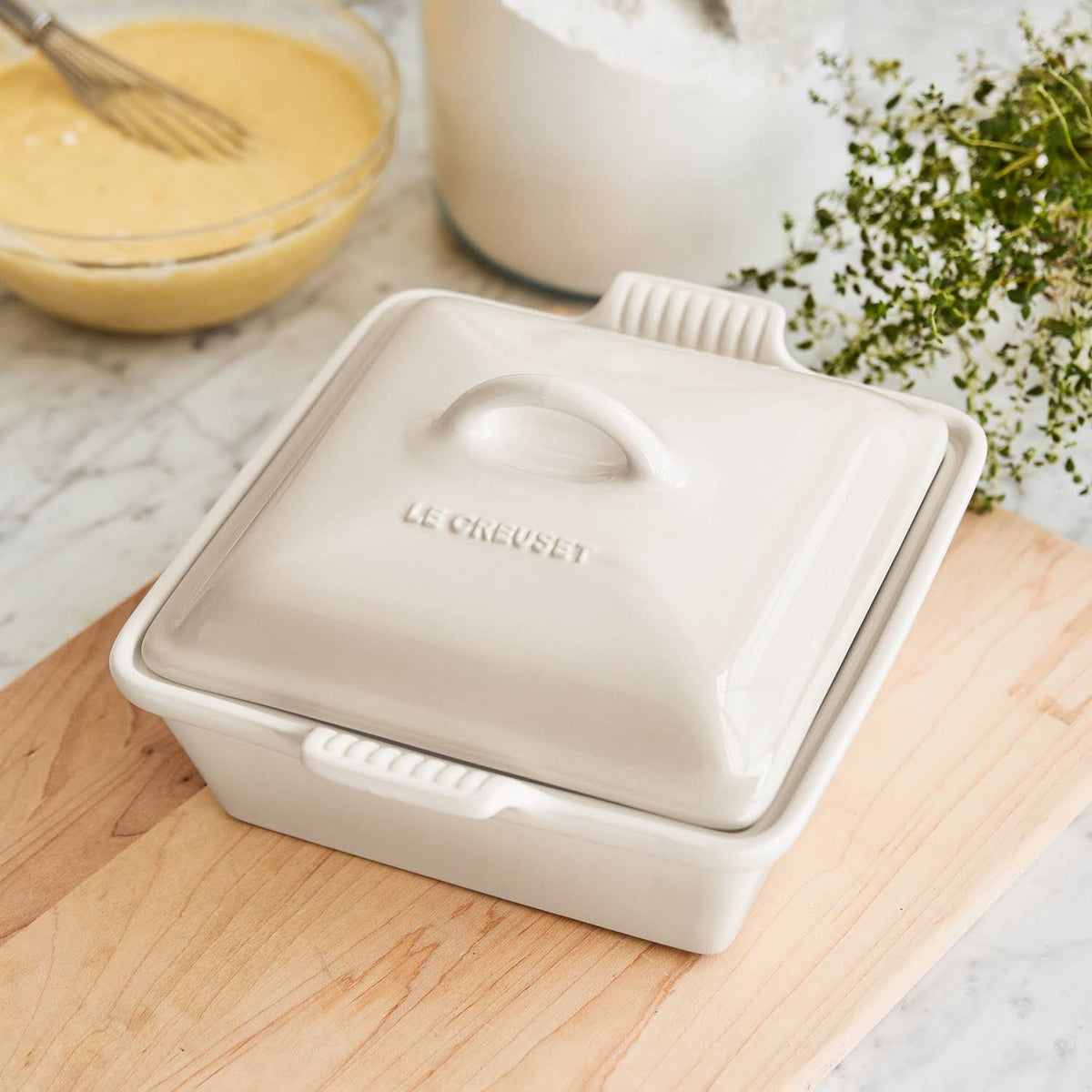 Square Covered Casserole Dish W818