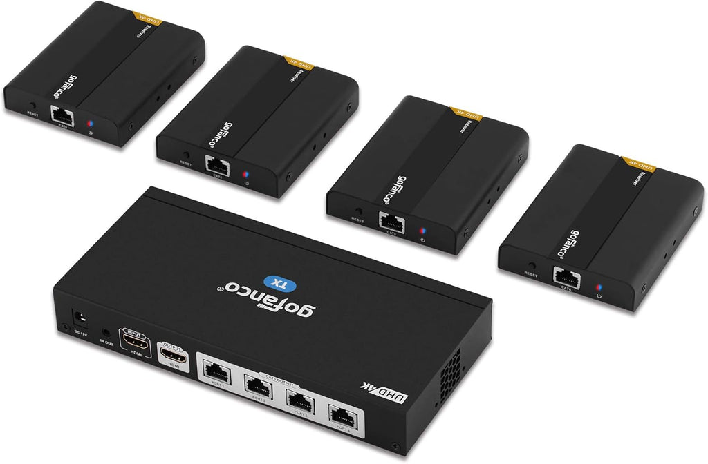 1x2 HDMI Extender Splitter Full HD 1080p Over Cat5e/Cat6/Cat7 Ethernet Cable D991046