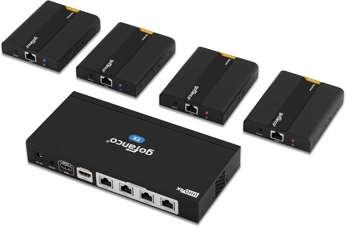 1x2 HDMI Extender Splitter Full HD 1080p Over Cat5e/Cat6/Cat7 Ethernet Cable D991046
