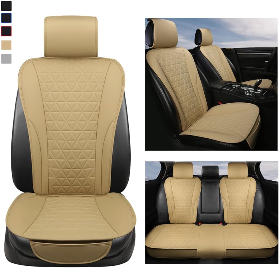 Leather Car Seat Covers Full Set T65931