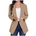 Lightweight Open Front Blazer X6756