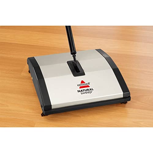 Natural Sweep Carpet and Floor Sweeper with Dual Brush Rotating System, 4.2 lb. A539320