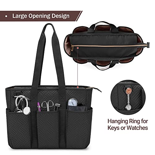 Black Nurse Tote Bag O2956