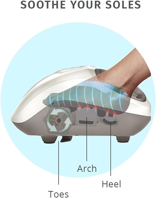 Shiatsu Air Foot Massager with Heat Q2719