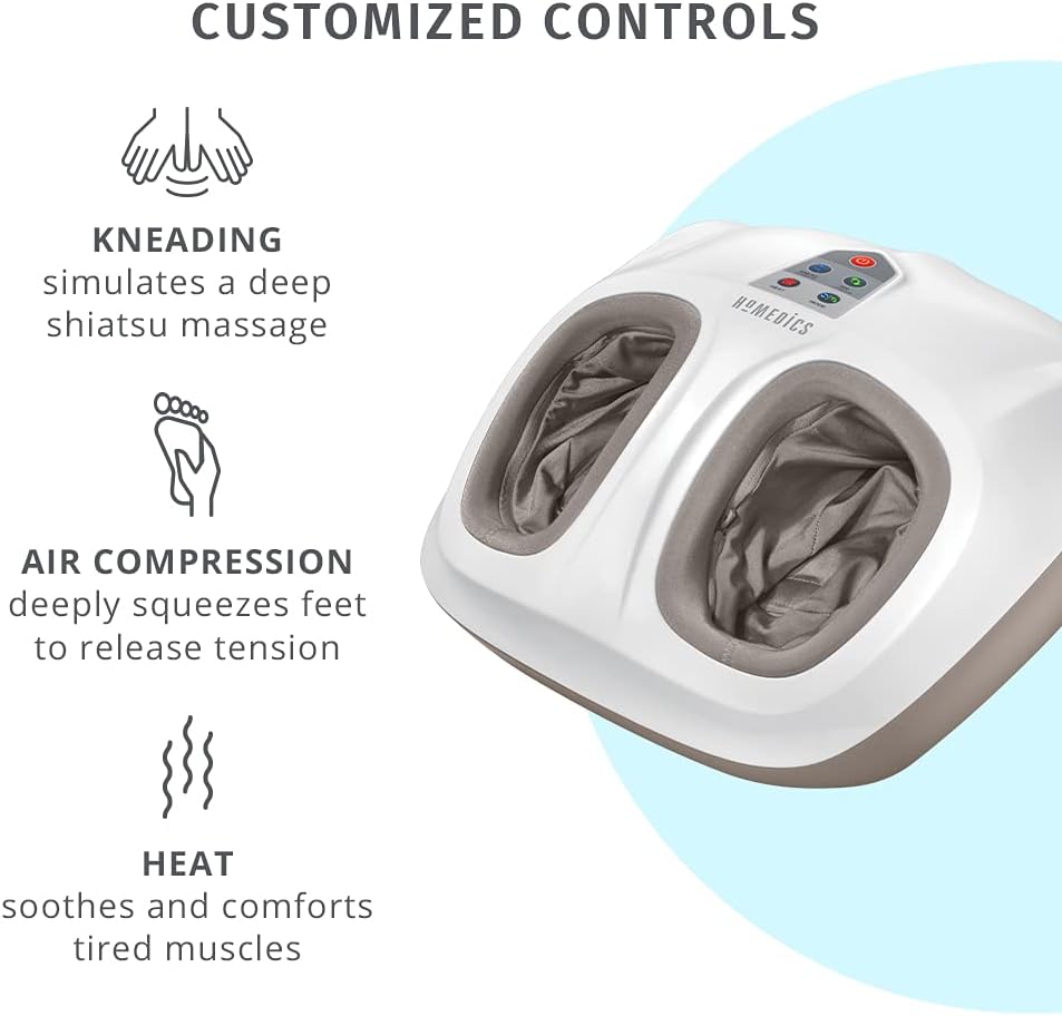 Shiatsu Air Foot Massager with Heat Q2719