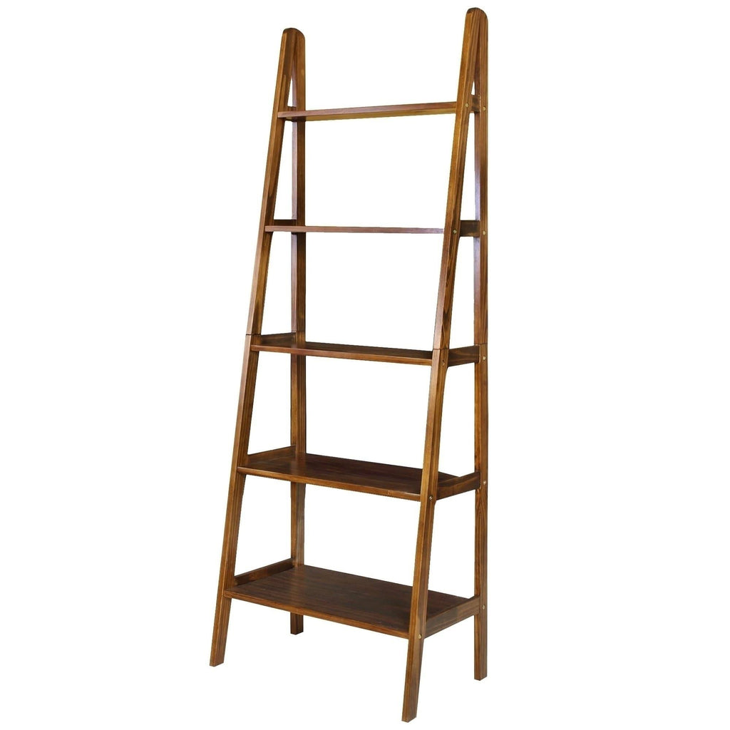 5-Shelf Ladder Bookcase J619