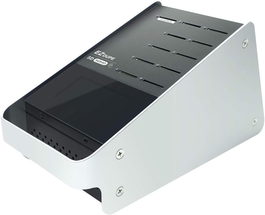 1 to 10 SD and Micro SD Card Duplicator with Touch Screen Q421