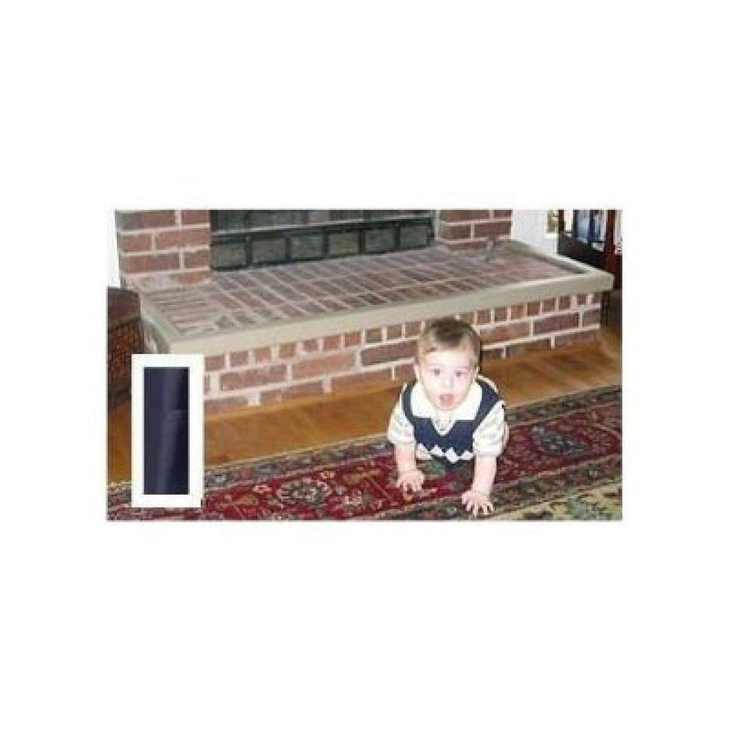 Brown Metal-Backed Hearth Guard M4543