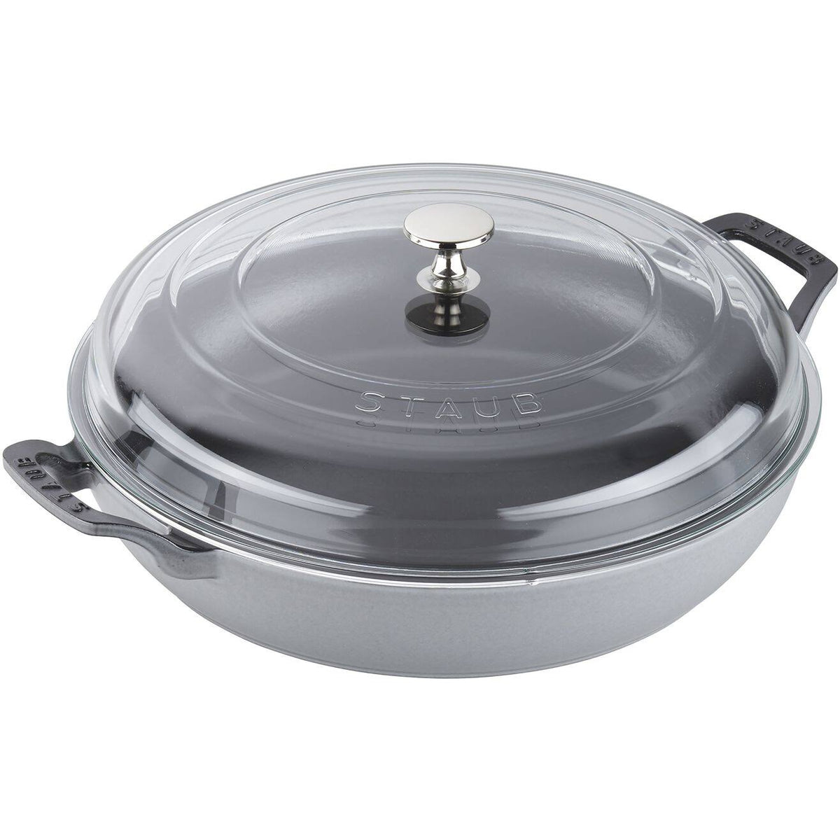 Cast Iron 3.5-qt Braiser with Glass Lid Graphite Grey F66571