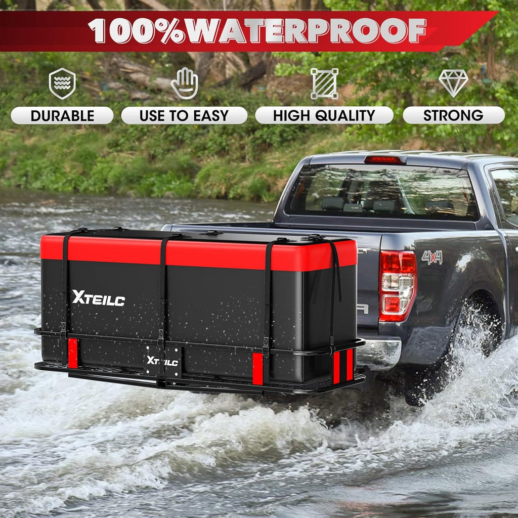 Cargo Carrier Bag with Support Frame and 8 Reinforced Straps H6680